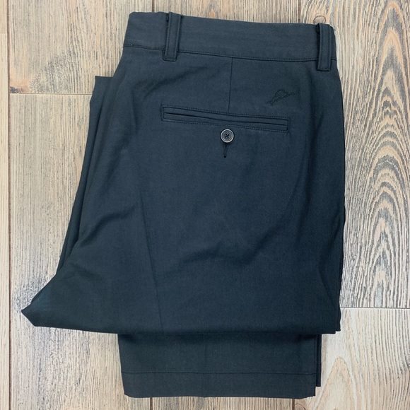 SOLD! Tommy Bahama Cotton Blend Flat Front Pants - Picture 7 of 8